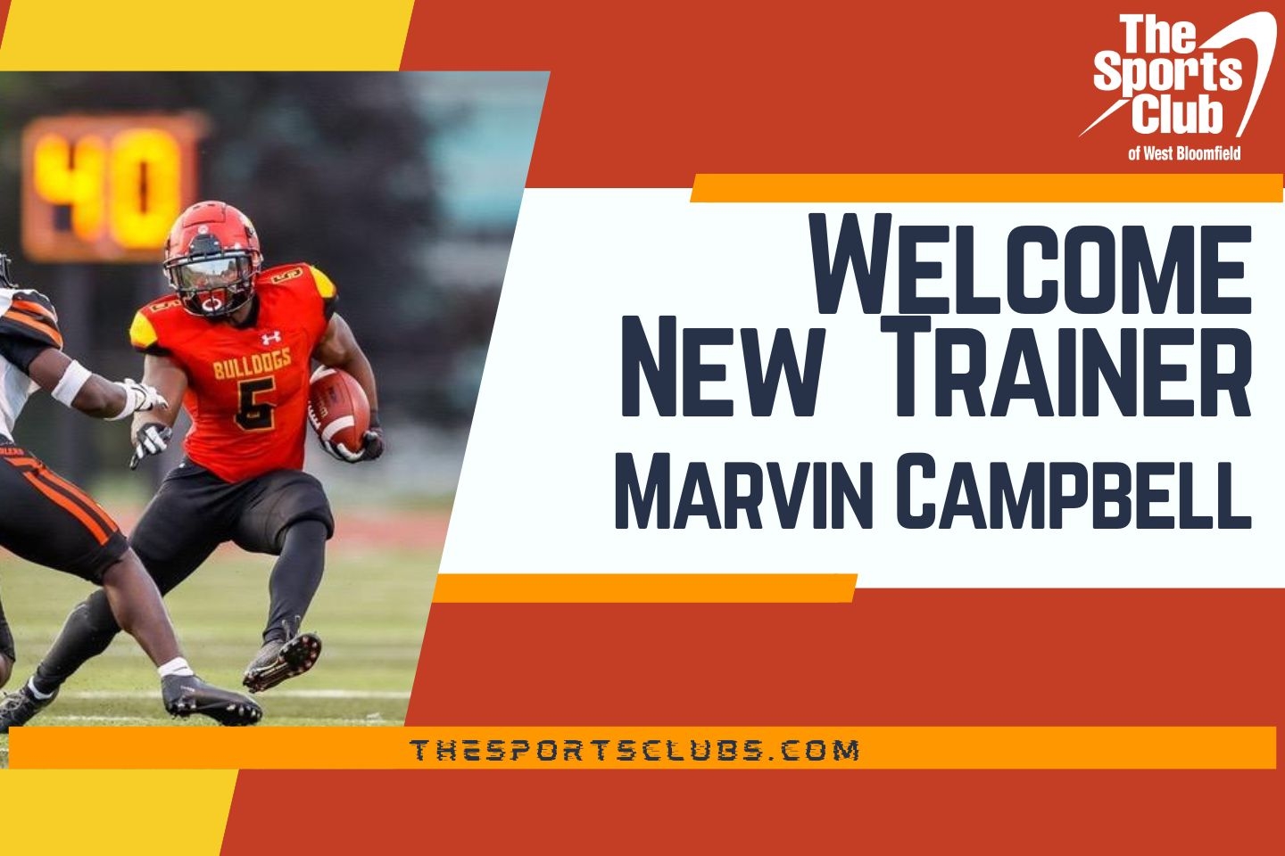 Welcome our Newest Trainer, Marvin Campbell - The Sports Club of West  Bloomfield