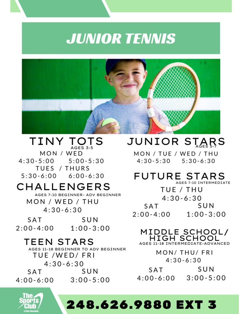 junior tennis program
