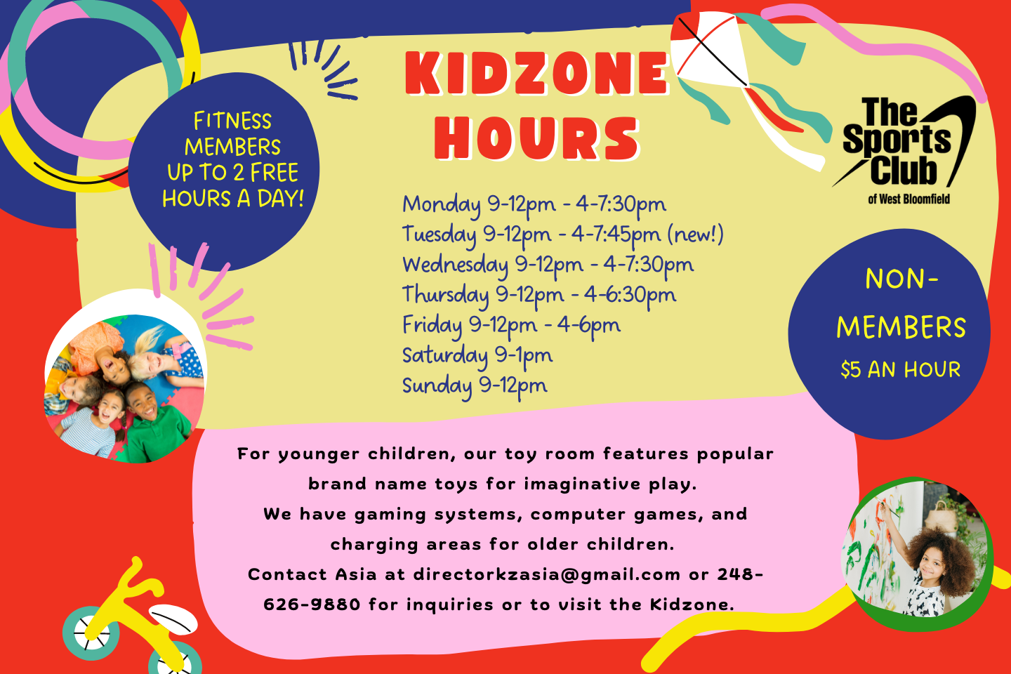 kidzone hours