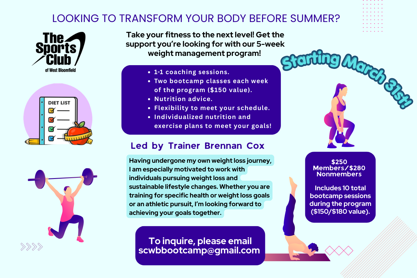 transform your body before summer